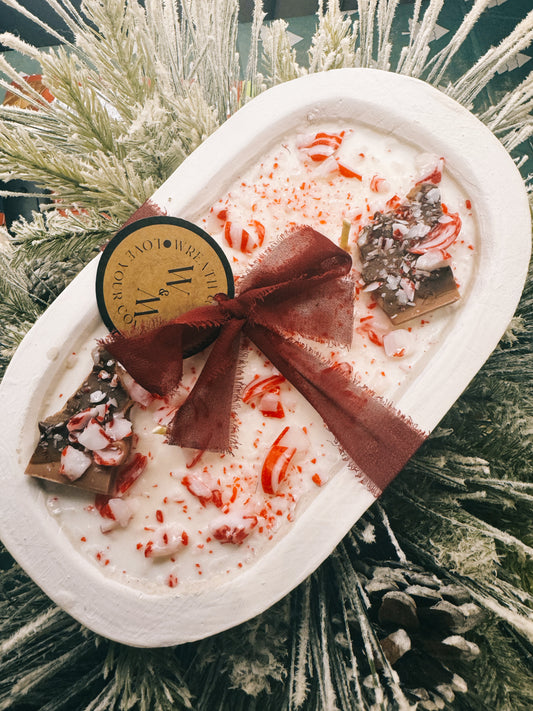 Peppermint Bark | SOY | Dough Bowl Candle